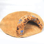 Calming Plush Pet Nest – Winter Cozy Bed for Cats & Puppies