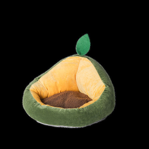 Avocado Cat Bed – Warm Winter Litter House