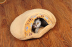 Calming Plush Pet Nest – Winter Cozy Bed for Cats & Puppies