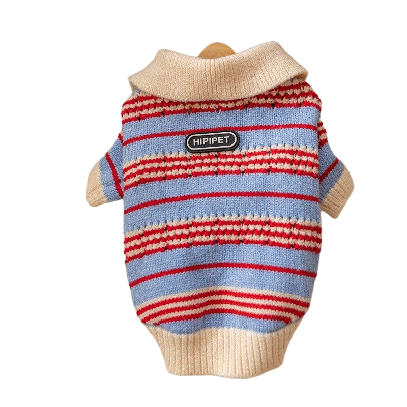 Ultra-Warm Knitted Pet Sweater for Cats & Small Dogs