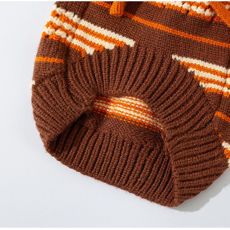 Ultra-Warm Knitted Pet Sweater for Cats & Small Dogs