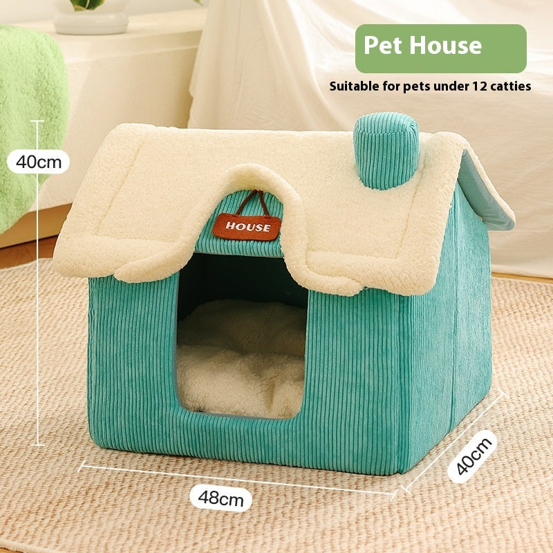 Creative Cartoon Pet Bed – Warm & Cozy